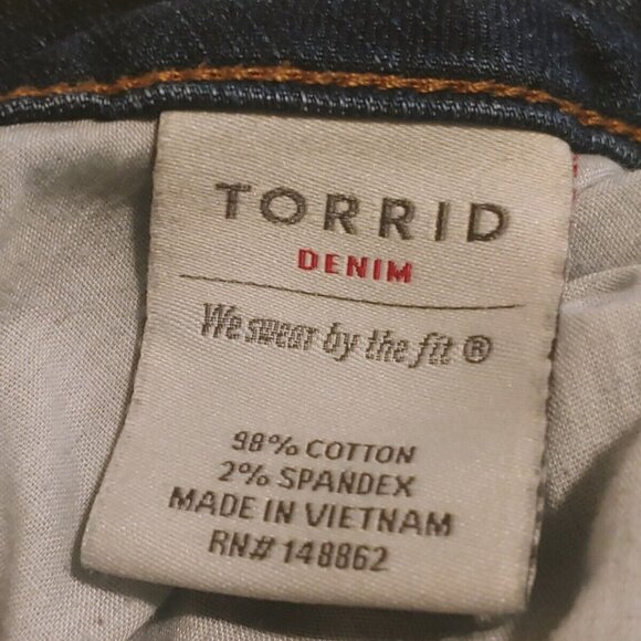Torrid Jeans Denim We Swear By The Fit Blue Women's Size 18S - Picture 6 of 7